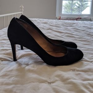 Coach Rosey Pumps, Black Suede, 8